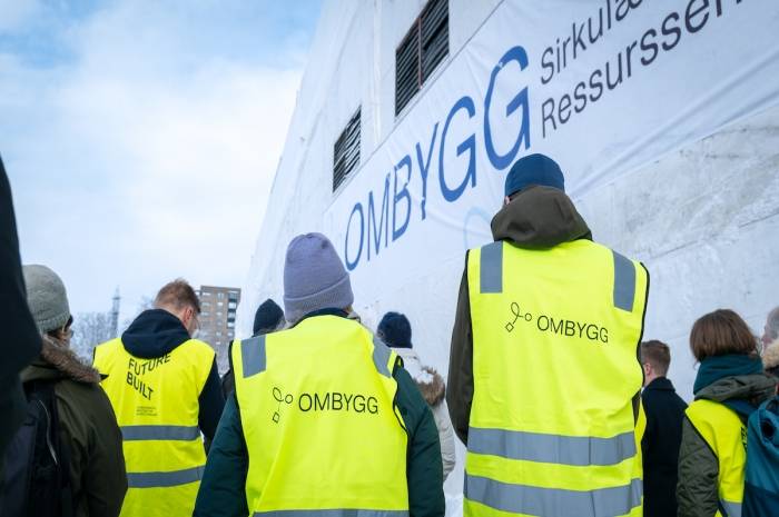 Ombygg-teltet er en innovasjonspilot i FutureBuilt